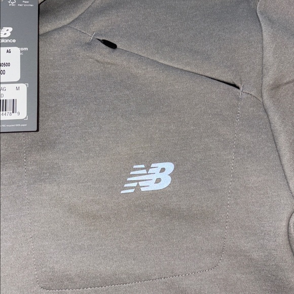 New Balance Mens Tech Knit Hoodie Pullover Grey Size M NEW WITH TAGS!$110 retail - Picture 8 of 15